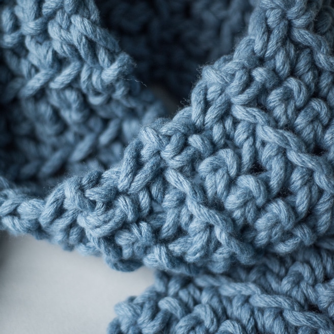 Bliss Scarf - Chunky Crochet Scarf - Free Crochet Pattern | Homelea Lass