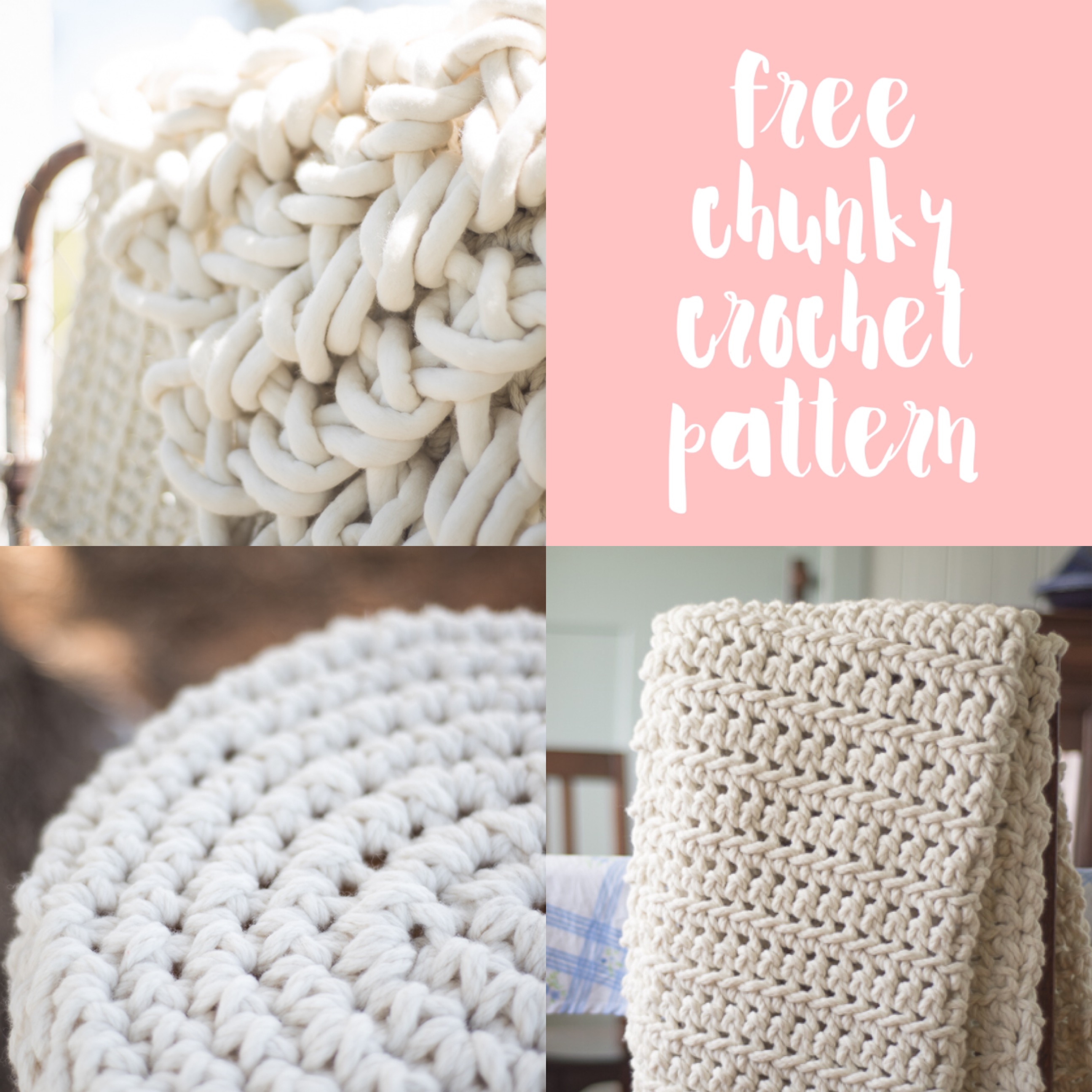 Free chunky crochet patterns | Homelea Lass