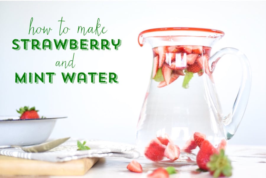 strawberry-mint-water