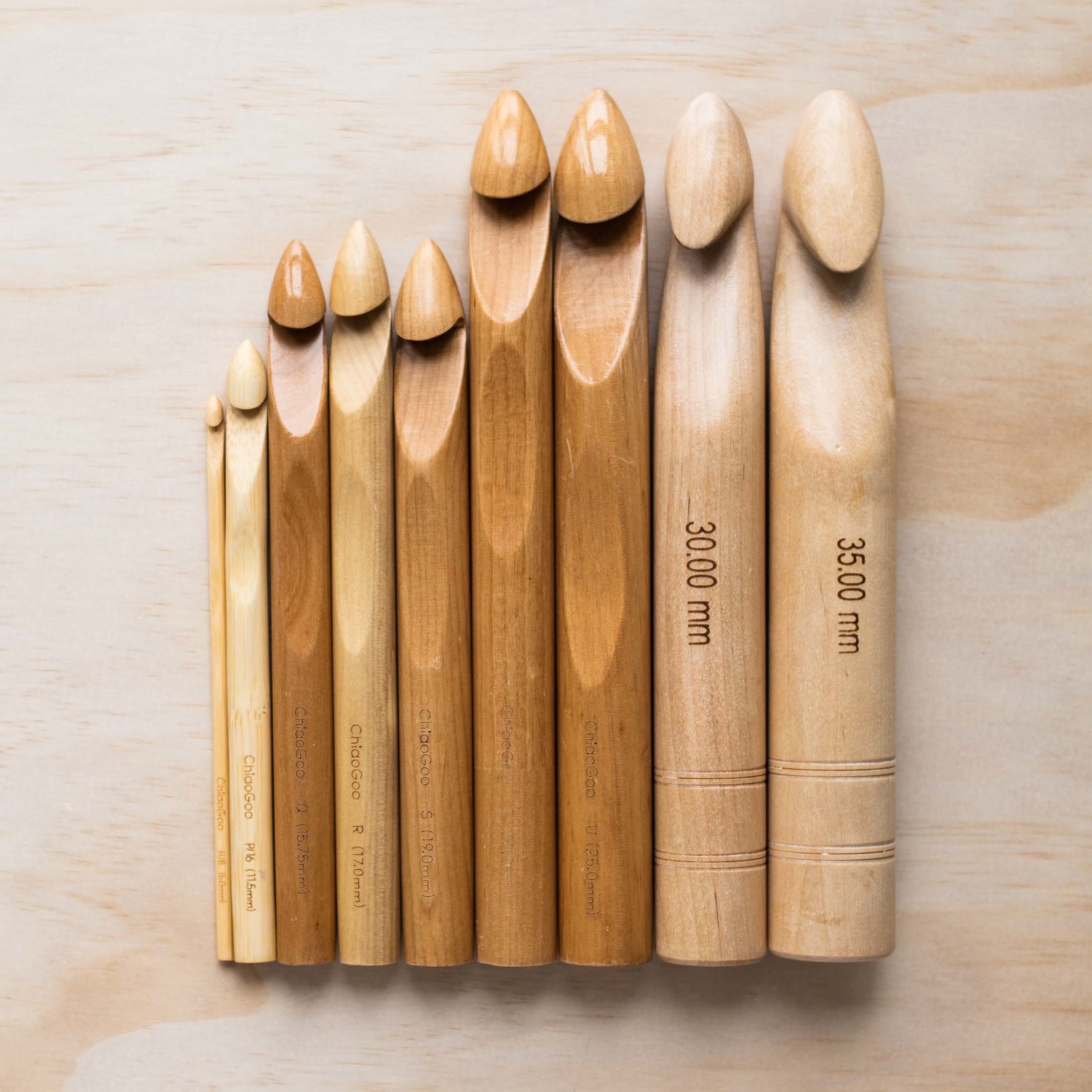 Chunky Crochet Hooks - 3.75mm to 25mm | Homelea Lass