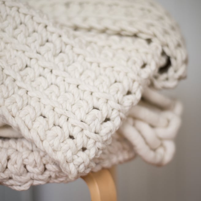 get your crocheted blankets and scarfs ready for winter | Homelea Lass contemporary crochet