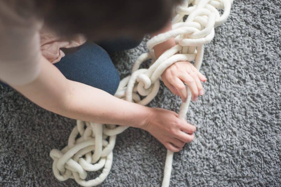 Homelea Hug Jumbo Yarn (Australian Merino Wool) 1kg skein - Image 4