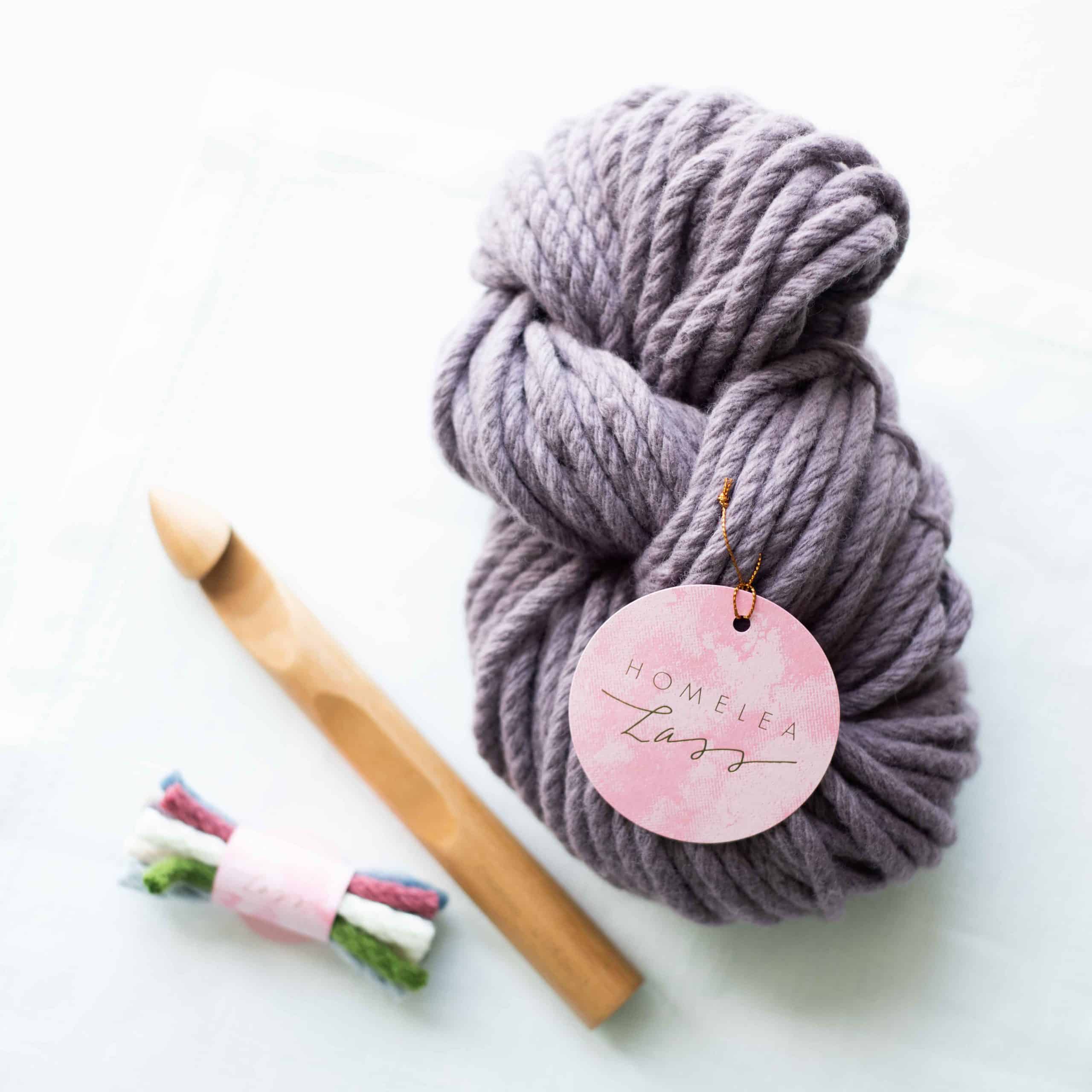  300g Easy Yarn for Crocheting, Chunky Thick Cotton