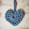 Chunky Heart Free Crochet Pattern | Homelea Lass