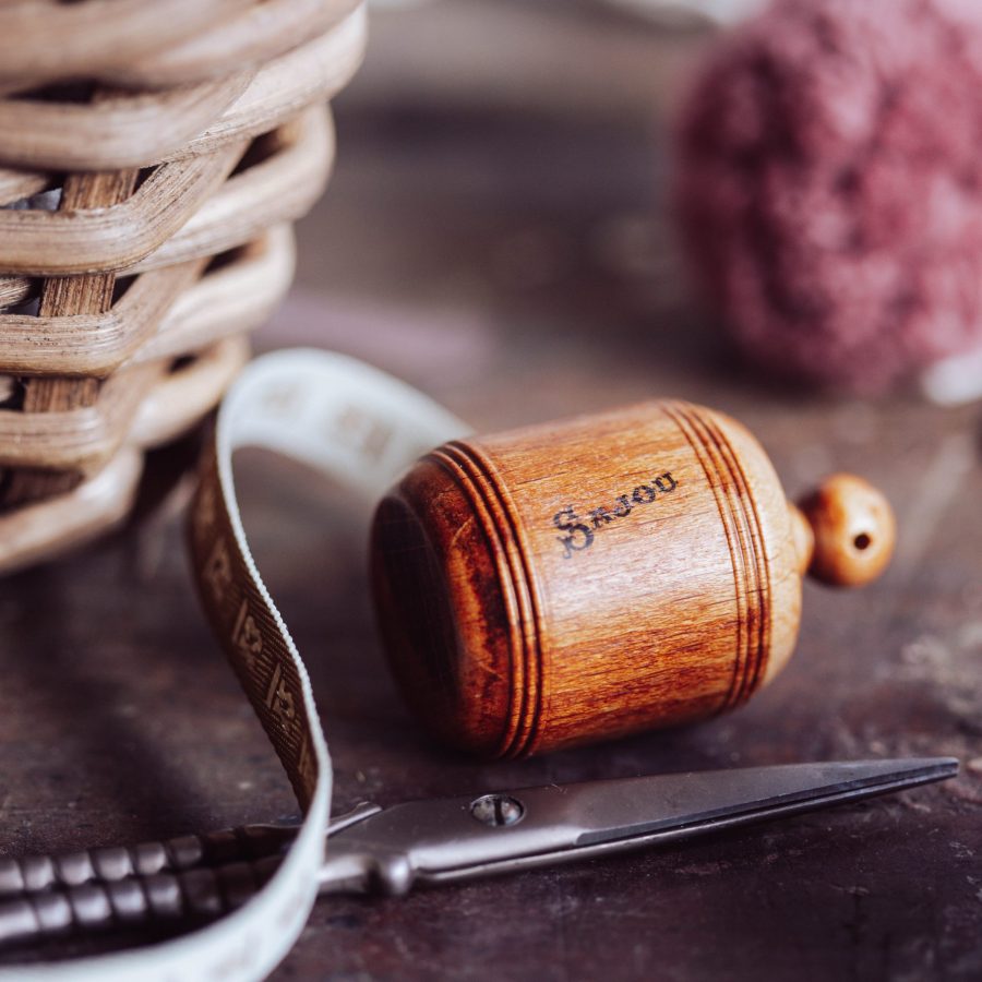 Wooden Tape Measure Ribbon Sajou Vintage | Homelea Lass contemporary crochet