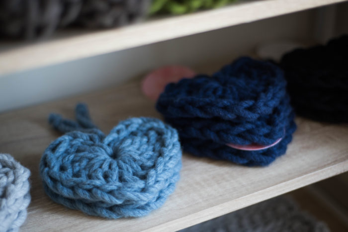 Chunky Crochet Hearts | Homelea Lass