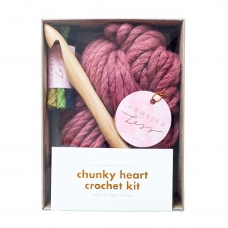 Chunky Heart Crochet Kit | Homelea Lass Contemporary Crochet