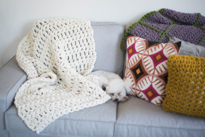 How To Crochet a Chunky Blanket - Blanket School | Homelea Lass