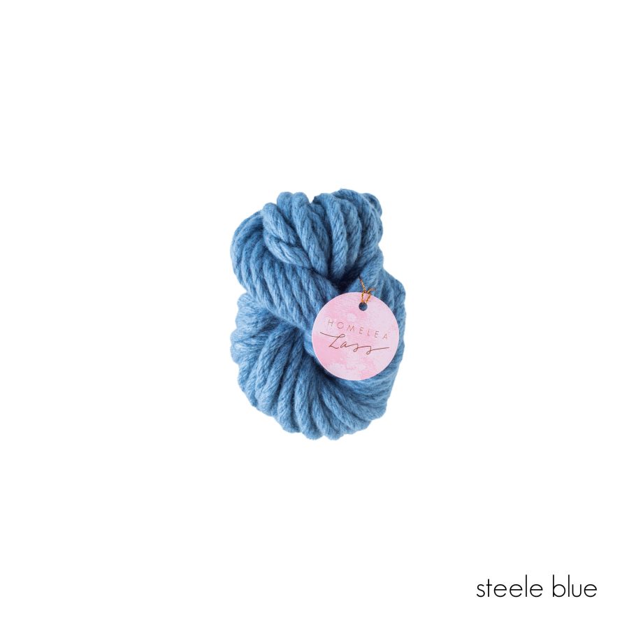 Homelea Bliss 100g Skein Steele Blue | Homelea Lass Contemporary Crochet