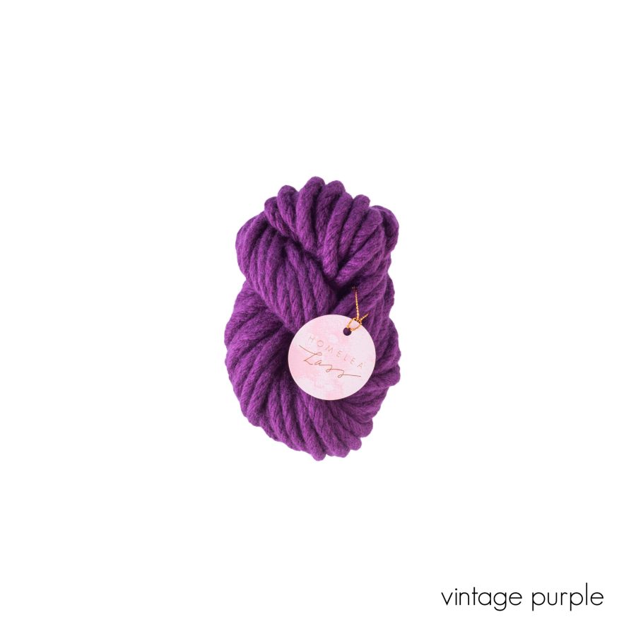 Homelea Bliss 100g Skein Vintage Purple | Homelea Lass Contemporary Crochet