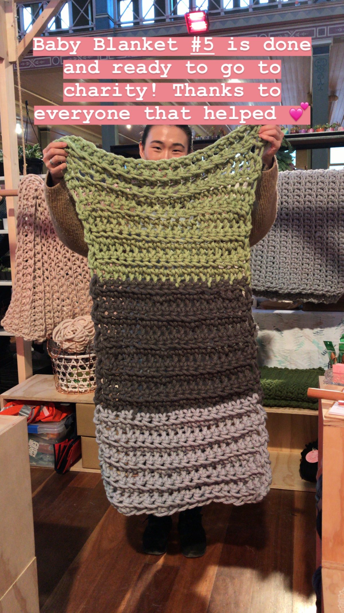 Making Baby Blankets for Charity — Homelea Lass Homelea Lass