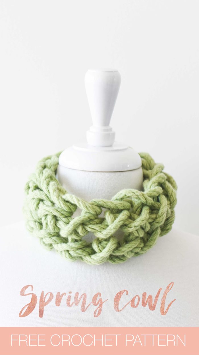 Spring Cowl - Free Chunky Crochet Pattern | Homelea Lass