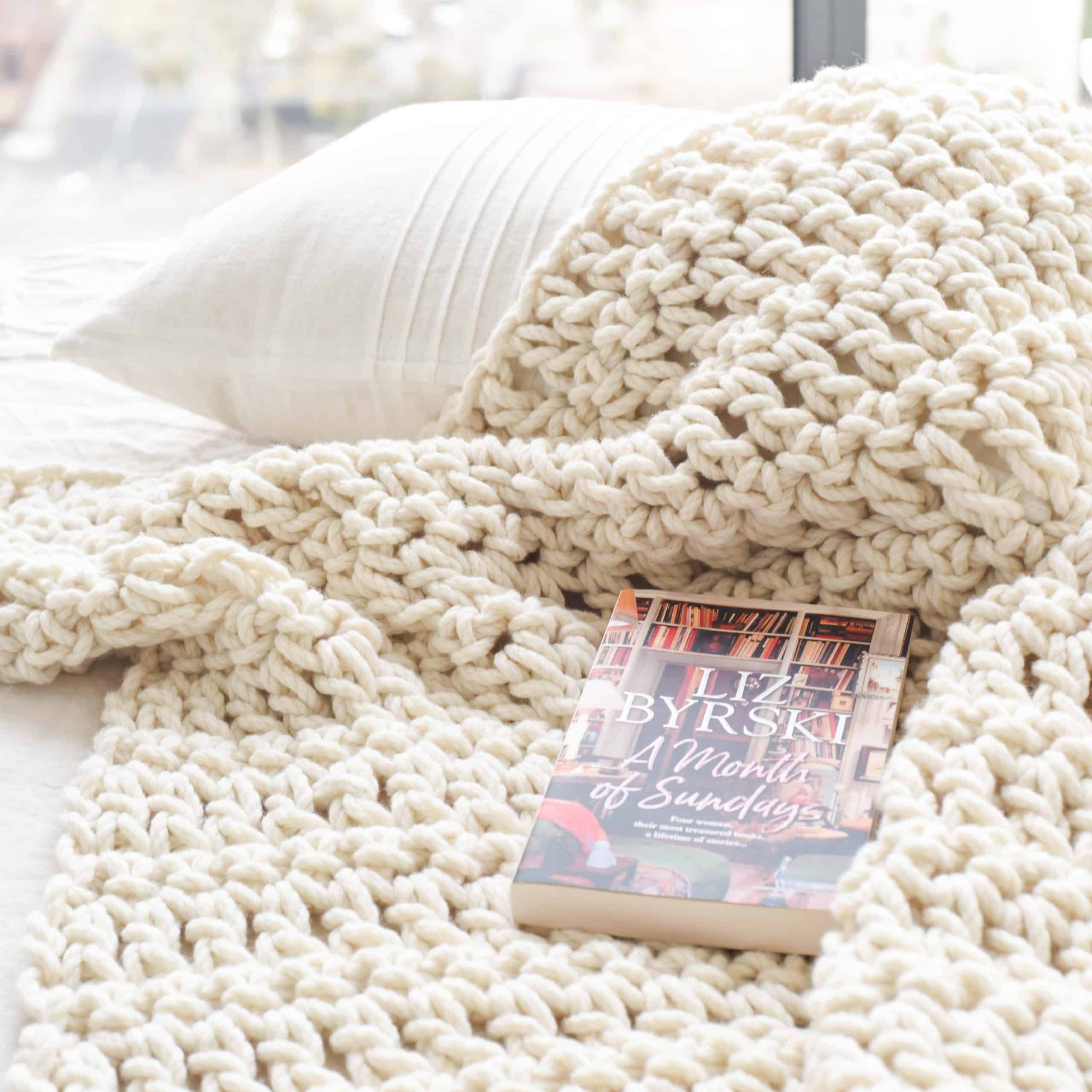 Chunky Blanket Crochet Kit - chunky Australian Merino wool | Homelea Lass