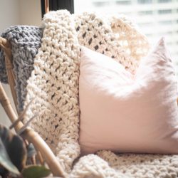 Warm Heart Blanket Crochet Kit - Australian Merino wool - detailed instructions | Homelea Lass