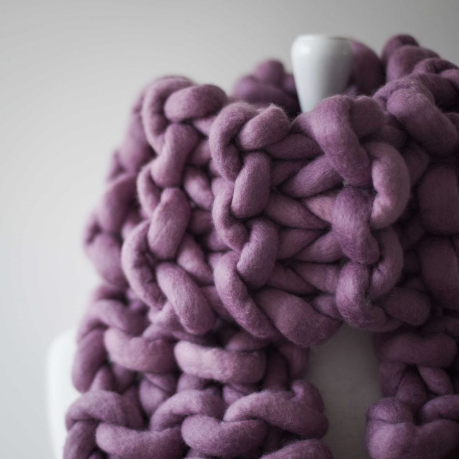 Giant Knit Scarf Workshop Australian Merino Wool | Homelea Lass