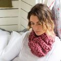 Melbourne Snood - chunky Australian Merino Wool Yarn | Homelea Lass