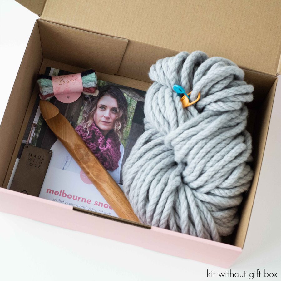 Chunky Scarf Crochet Kit | Homelea Lass contemporary crochet