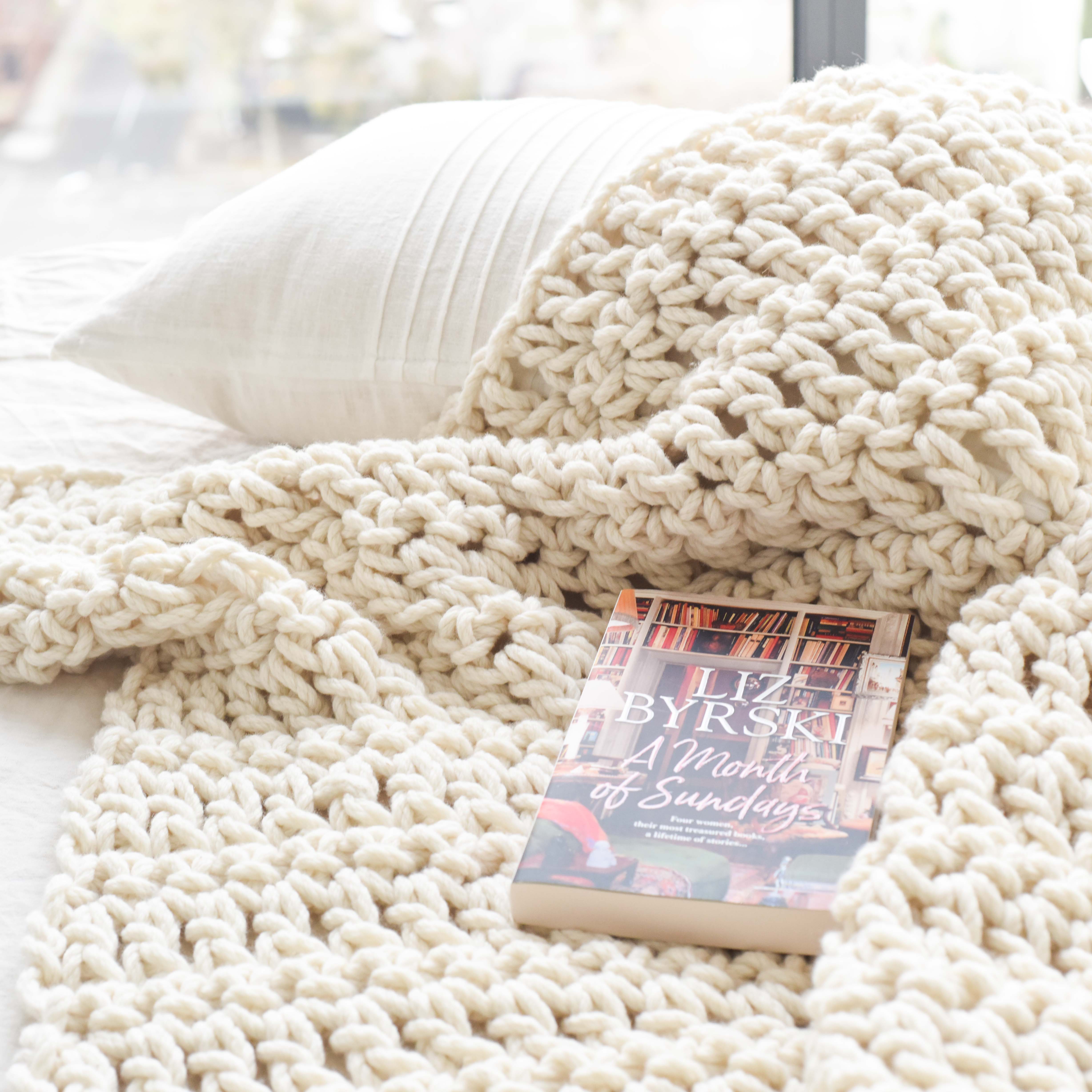 How To Make A Chunky Blanket (even when you can't crochet or knit) | Homelea Lass How To Fix A Crochet Blanket That Is Too Big