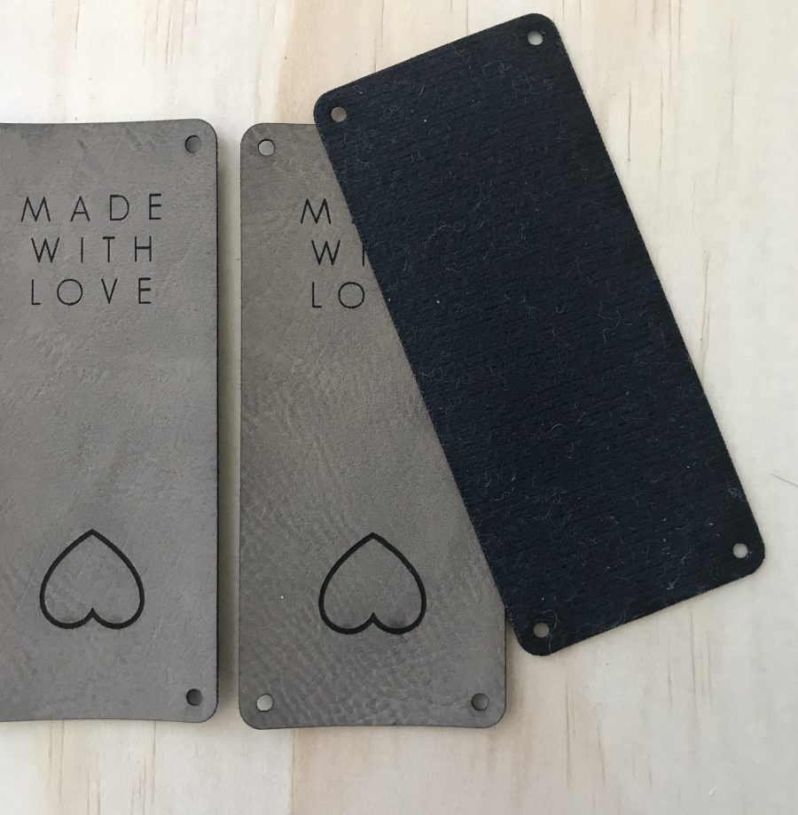 Made with Love Tags Vegan Leather | Homelea Lass