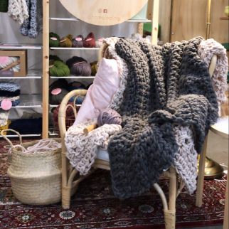 Warm Heart Blanket – crochet kit for beginners Australia | Homelea Lass Contemporary Crochet