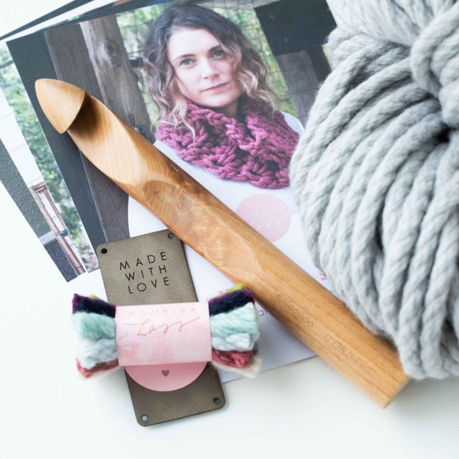 Chunky Scarf Crochet Kit | Homelea Lass contemporary crochet