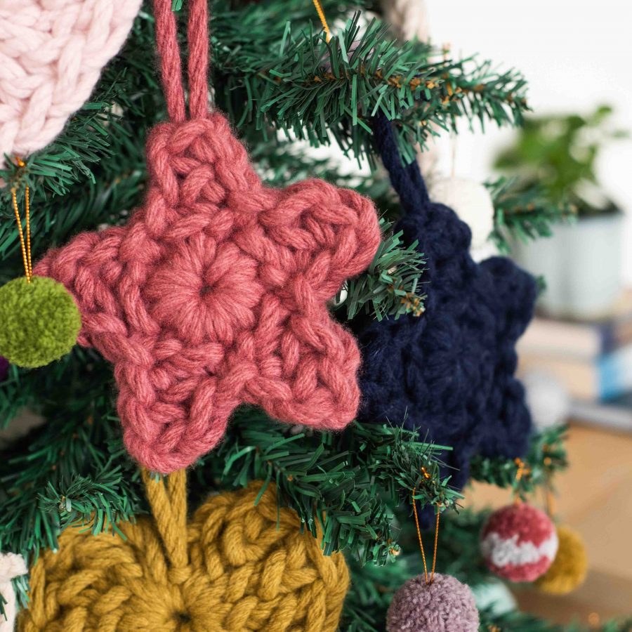Chunky Stars at Christmas | Homelea Lass Contemporary Crochet