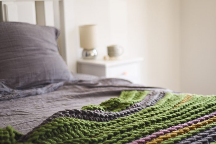 Midnight Garden Blanket | Homelea Lass contemporary crochet