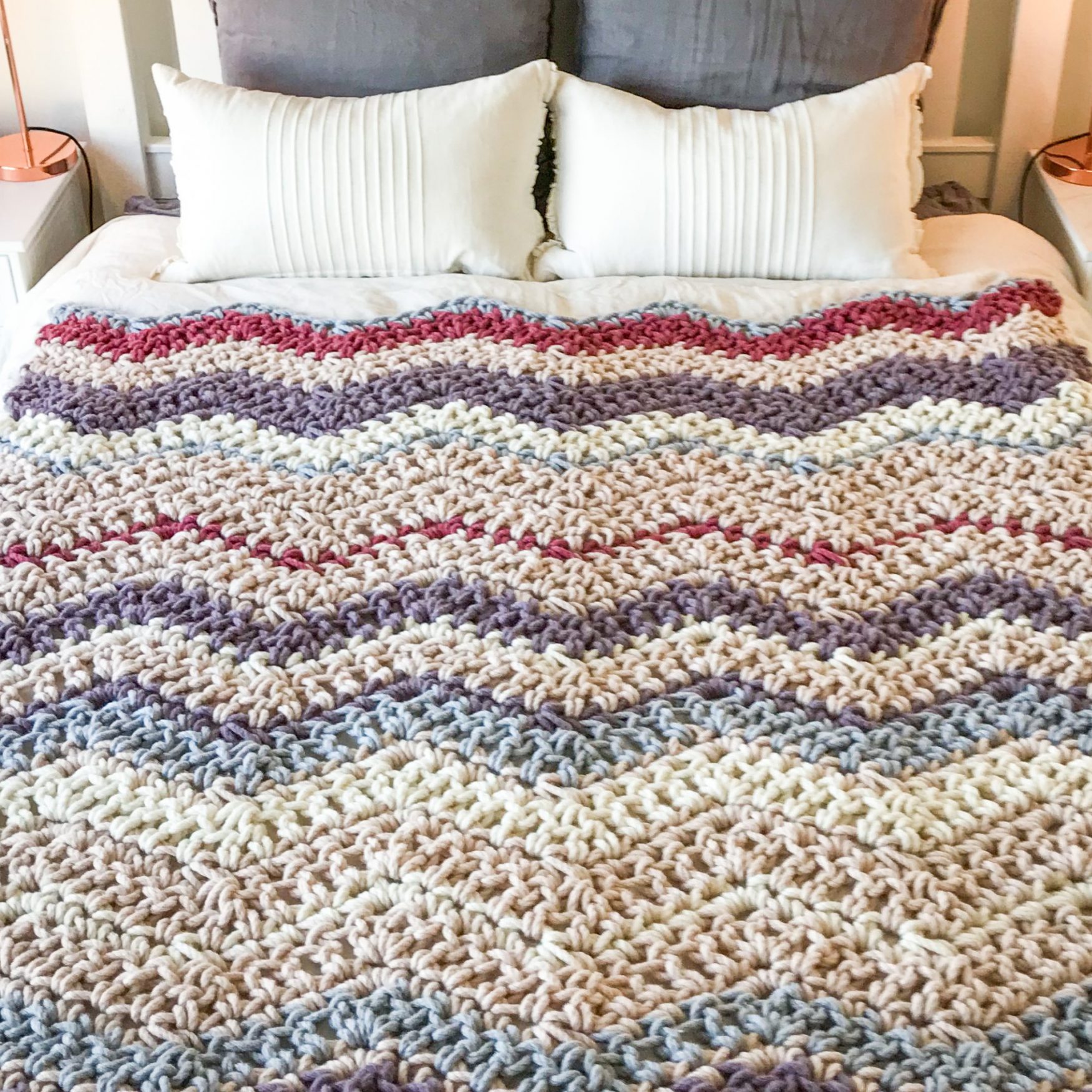 Ecstatic Joy Blanket made sample — Homelea Lass Homelea Lass