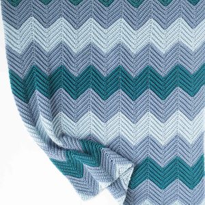 Calm Chevron Blanket Crochet Kit - last chance