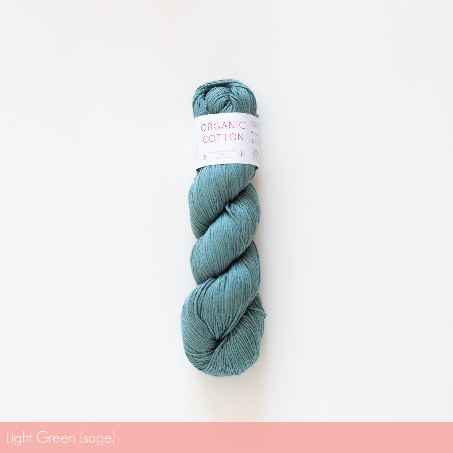 Organic Cotton Sage | Homelea Lass contemporary crochet