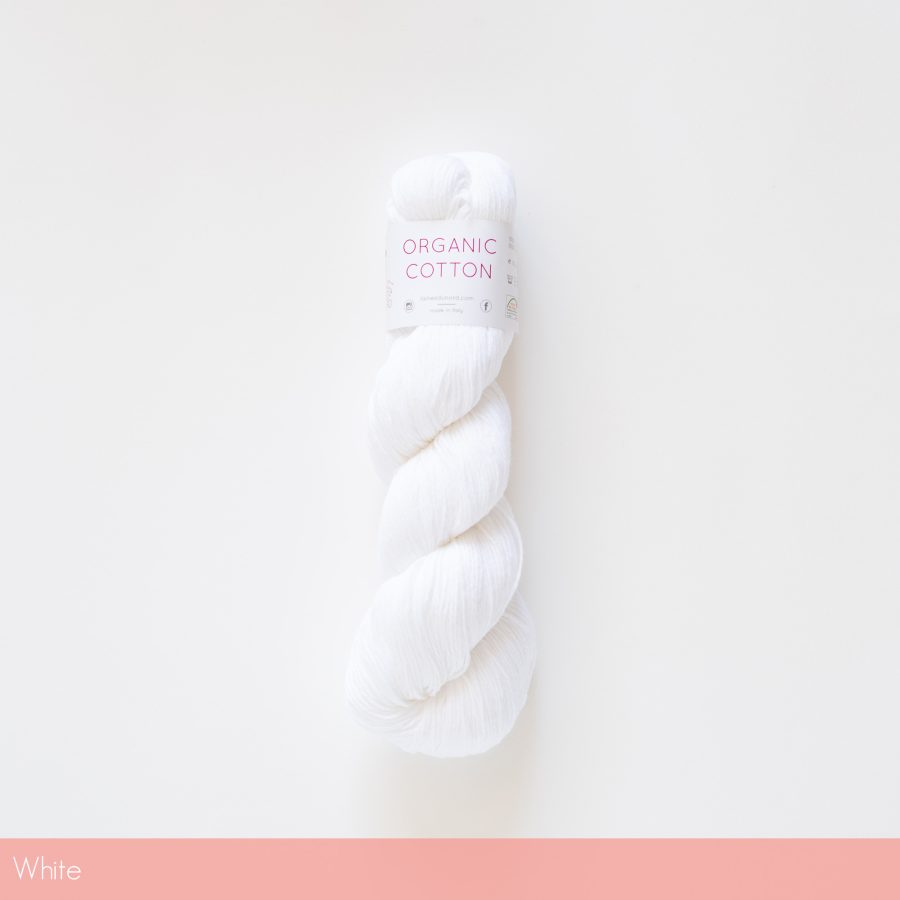 Organic Cotton White | Homelea Lass contemporary crochet