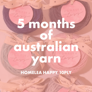 5 Months of Australian Yarn Subscription