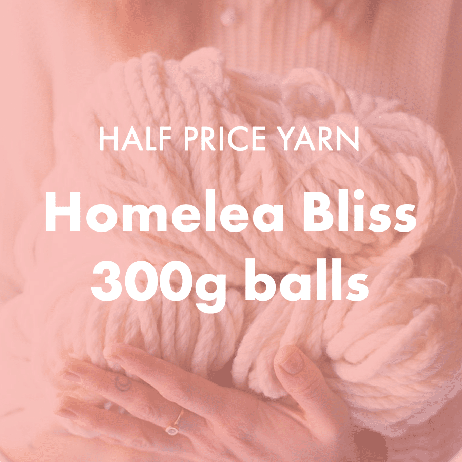 Homelea Bliss Super Chunky Merino Wool Yarn - 300g balls - half price!